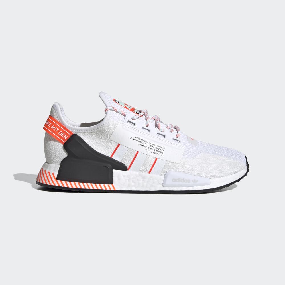 Adidas Men's NMD_R1 V2 Originals Shoes White/Red Ireland FW6410